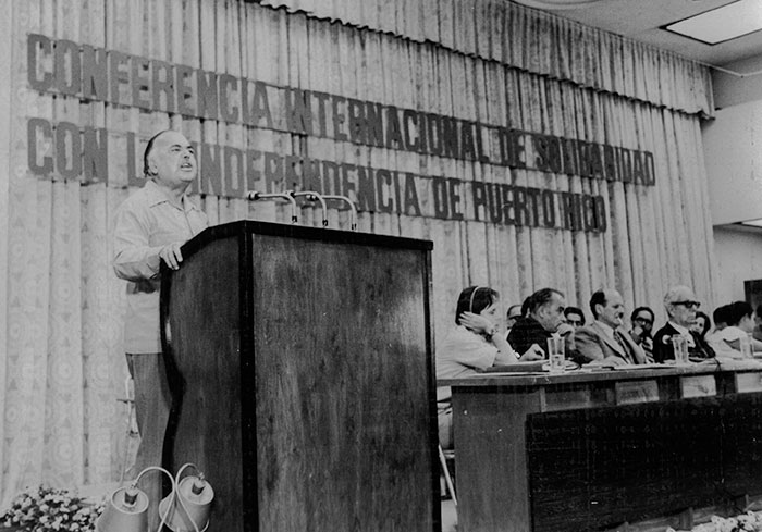 Conferencia de Solidaridad con la Independencia de Puerto Rico, Cuba, 1975.